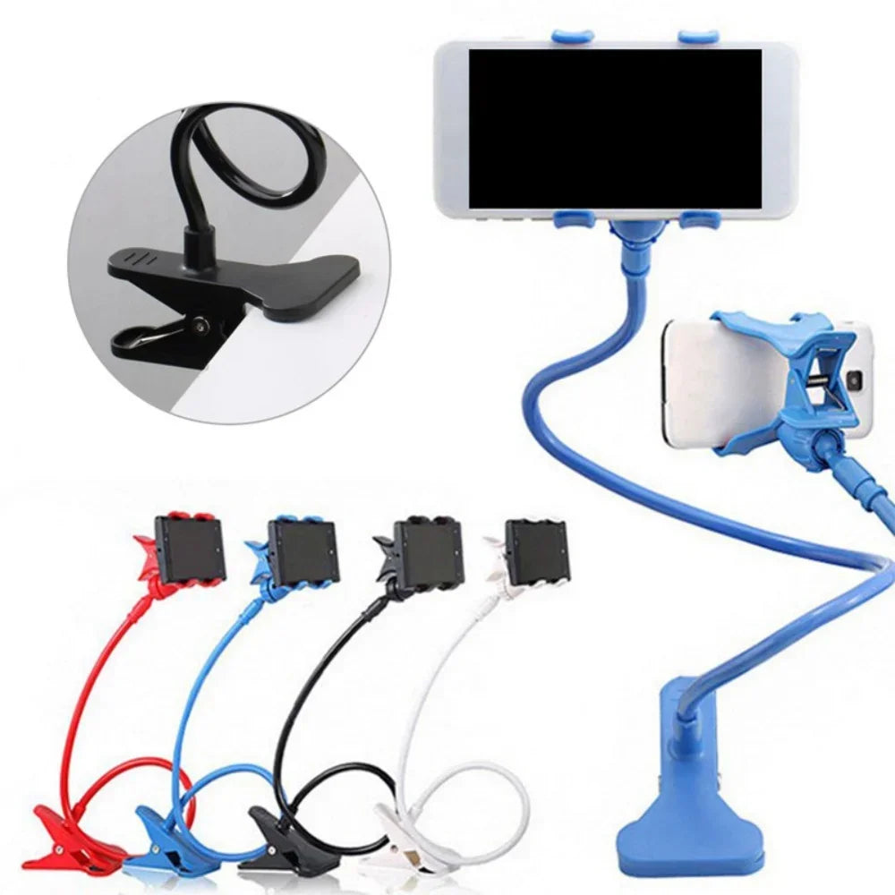 Adjustable Long Arm Phone Stand | Universal Bedside Desk Mount Holder | Fits for iPhone Samsung Xiaomi Huawei All Models