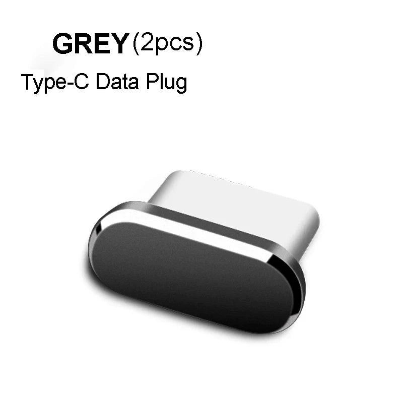 1/5PCS Type C Metal Dust Plug For Samsung Xiaomi Huawei Universal Type-C Charging Port Protector Stopper Anti-Dust Dustproof